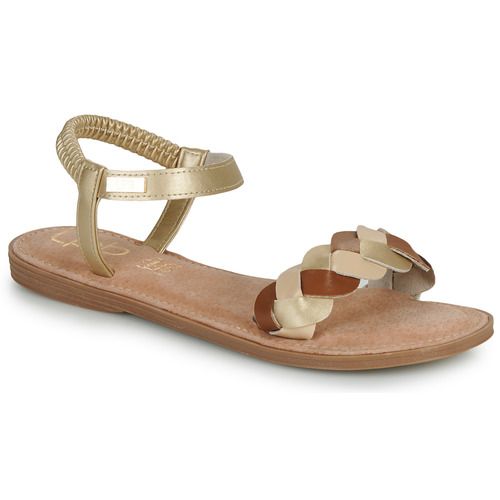 Sandali FINA Oro di Les Petites Bombes per donna, eleganti e alla moda, ideali per ogni occasione. Design raffinato con finitura dorata, perfetti per abbinamenti estivi. Comfort e stile, must-have per il tuo guardaroba.
