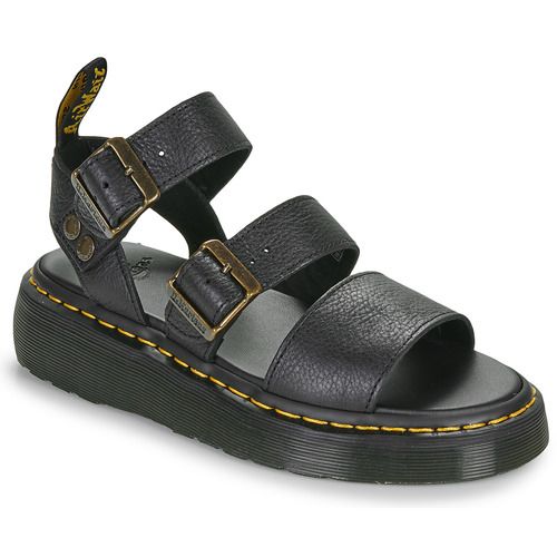 Sandali Dr. Martens Gryphon Quad Black Pisa in nero per donna, dal design moderno e versatile. Perfetti per completare ogni outfit con stile, realizzati con materiali di alta qualità per comfort e durata. Acquista ora i tuoi sandali Dr. Martens e aggiungi un tocco di eleganza e originalità al tuo guardaroba.