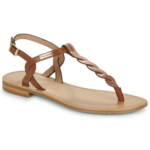 Sandali donna Les Tropéziennes par M Belarbi modello HAMSONG in marrone. Design elegante e versatile, perfetti per l'estate. Realizzati con materiali di alta qualità, questi sandali offrono comfort e stile per ogni occasione. Ideali per abbinamenti con abiti estivi e outfit casual. Acquista ora per aggiungere un tocco di classe al tuo guardaroba!