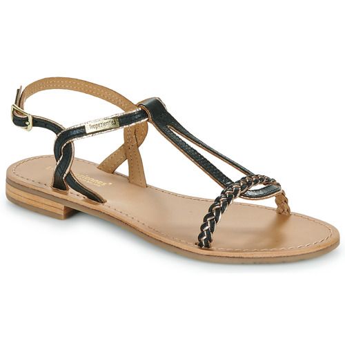 Sandali Donna HAPPY Nero di Les Tropéziennes par M Belarbi, eleganti e alla moda, ideali per ogni occasione estiva. Design raffinato e comfort ottimale, perfetti per abbinamenti casual o più chic. Acquista ora i tuoi sandali estivi perfetti!