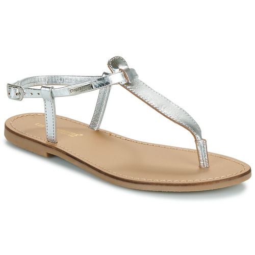 Sandali Donna Argento Les Tropéziennes par M Belarbi HARVIL, eleganti e stilosi, perfetti per completare il tuo look estivo. Questi sandali in argento offrono comfort e tendenze moda, ideali per passeggiate e occasioni speciali. Acquista ora per un tocco di classe al tuo guardaroba.