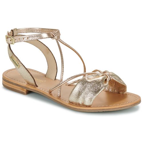 Sandali Les Tropéziennes par M Belarbi HIROMAK Oro per donna, eleganti e alla moda, con design sofisticato e dettagli raffinati. Perfetti per occasioni estive e abbinabili a vari outfit, garantiscono comfort e stile. Scopri il tuo nuovo paio di sandali di alta qualità per un look chic e alla moda.