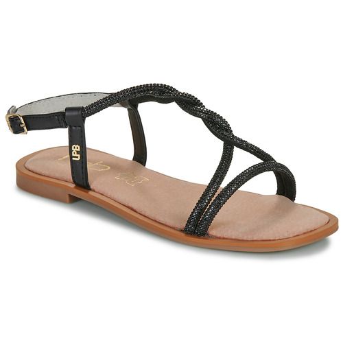 Sandali Les Petites Bombes ICA neri da donna eleganti e alla moda, ideali per ogni occasione. Design contemporaneo e comfort ottimale, perfetti per completare il tuo look estivo. Acquista ora i sandali Les Petites Bombes ICA per un tocco di stile e classe.