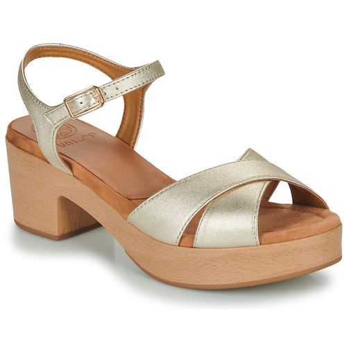 Sandali Unisa IRAM Oro per donna, eleganti e alla moda, realizzati in materiali di alta qualità. Questi sandali estivi, con un design raffinato e moderno, offrono comfort e stile per ogni occasione. Perfetti per completare il tuo look estivo con un tocco di classe. Ideali per eventi casual e formali, i sandali Unisa IRAM Oro sono un must-have nel tuo guardaroba. Acquista ora per un'estate all'insegna della tendenza!