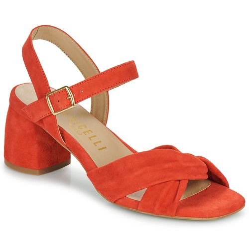 Sandali Donna Fericelli JESSE in rosso, eleganti e alla moda, perfetti per ogni occasione. Design raffinato con dettagli chic, ideali per completare il tuo look estivo. Scarpe comode e versatili per donne che amano lo stile.