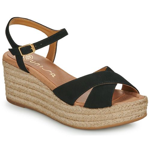 Sandali Unisa KIRA Nero per donna, eleganti e confortevoli, ideali per ogni occasione. Design moderno con tacco, perfetti per completare il tuo look estivo. Scopri la qualità e lo stile dei sandali Unisa KIRA.