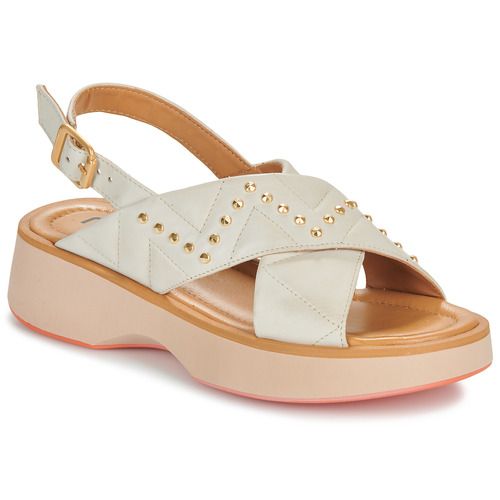 Sandali Mjus LEVANTE CROSSED Beige per donna, eleganti e versatili, ideali per ogni occasione estiva. Design incrociato che offre comfort e stile, perfetti per completare i tuoi outfit con un tocco chic. Disponibili in beige, questi sandali sono un must-have per la stagione. Acquista ora per aggiungere un accessorio raffinato alla tua collezione di calzature.