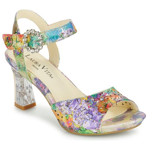 Sandali multicolore da donna Laura Vita NINO con design elegante e vibrante, ideali per ogni occasione estiva. Realizzati con materiali di alta qualità, questi sandali offrono comfort e stile, perfetti per completare il tuo look. Disponibili in diverse misure, sono un must-have nell'armadio di ogni donna.