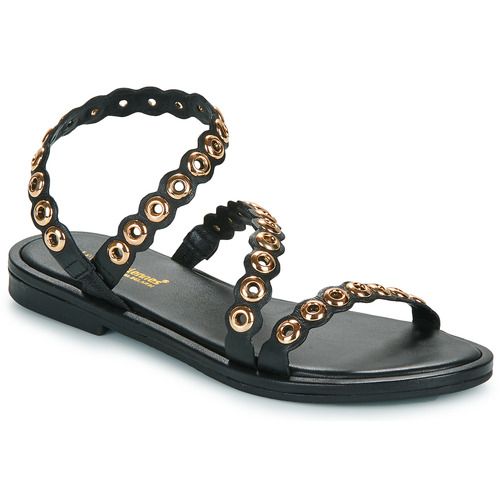 Sandali Les Tropéziennes par M Belarbi OBALINA in nero per donna, eleganti e versatili, ideali per ogni occasione. Realizzati con materiali di alta qualità, questi sandali offrono comfort e stile, perfetti per l'estate. Aggiungi un tocco di classe al tuo look con i sandali OBALINA, un must-have per le fashioniste.