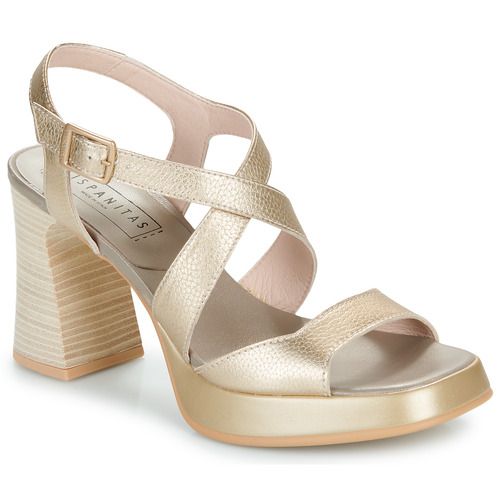 Sandali Donna Hispanitas TAHITI 2 Oro – Eleganti sandali in color oro, perfetti per l'estate, realizzati con materiali di alta qualità per garantire comfort e stile. Ideali per occasioni casual e formali, questi sandali aggiungono un tocco di classe a qualsiasi outfit. Scopri il cuore del design chic con Hispanitas e dall'unicità ai tuoi look estivi.