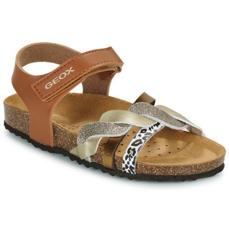 Sandali Geox J ADRIEL GIRL per bambine, color marrone, realizzati con materiali di alta qualità per garantire comfort e stile. Ideali per l'estate, questi sandali sono perfetti per le giornate di sole. Acquista ora i sandali Geox per dare un tocco di eleganza al guardaroba della tua ragazza.