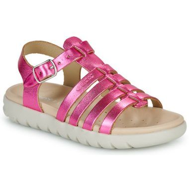 Sandali Geox J SANDAL SOLEIMA GIR per bambina ragazza in rosa, realizzati con materiali di alta qualità per comfort e stile. Perfetti per la stagione estiva, questi sandali offrono una calzata sicura e sostenibile, ideali per ogni occasione. Acquista ora e dona alla tua bambina un tocco di eleganza e freschezza con i sandali Geox.