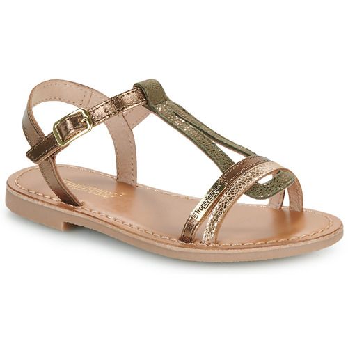 Sandali Les Tropéziennes par M Belarbi BADA Oro per bambina e ragazza, eleganti e alla moda, perfetti per ogni occasione estiva. Realizzati in materiale di alta qualità, offrono comfort e stile. Ideali per completare il look estivo delle più giovani. Acquista ora i sandali BADA Oro e rendi le tue quotidianità indimenticabili!