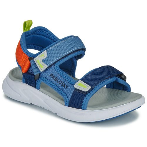 Sandali Pablosky per bambinoragazzo 976710-T Blu, ideali per la stagione estiva. Realizzati con materiali di alta qualità per garantire comfort e resistenza, questi sandali offrono una chiusura regolabile e un design accattivante. Perfetti per le attività all'aperto e le giornate al mare, i sandali Pablosky sono la scelta ideale per i genitori che cercano stile e praticità per i loro bambini. Scopri il massimo del comfort e della moda con i sandali Pablosky.