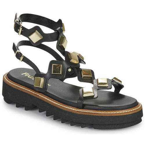 Sandali Donna Fru.it 8715-100-HELGA-NERO-TEXANO-NEGRO in color nero. Eleganti sandali texani in pelle, perfetti per ogni occasione, offrendo stile e comfort. Ideali per l'estate, questi sandali da donna sono un must-have nel tuo guardaroba. Acquista ora per aggiungere un tocco di classe al tuo look!