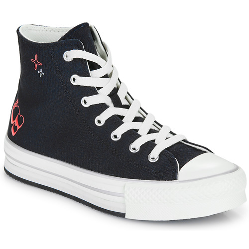 Converse CHUCK TAYLOR ALL STAR EVA LIFT Black girl s shoes