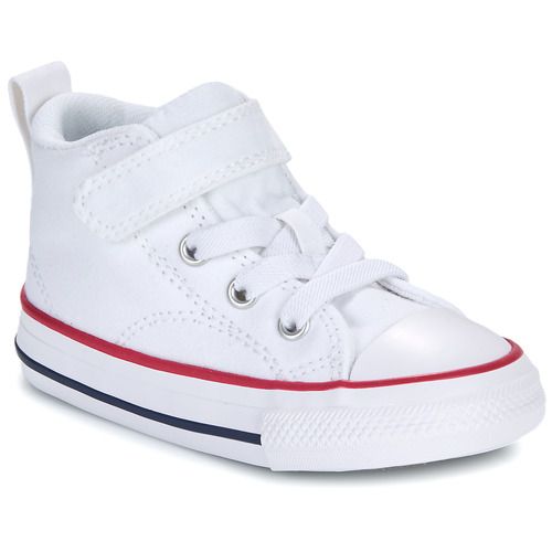 "Converse Scarpe bambina ragazza CHUCK TAYLOR ALL STAR MALDEN STREET Bianco - eleganti sneakers bianche per bambini, perfette per ogni occasione, comode e di alta qualità, ideali per la moda giovanile."