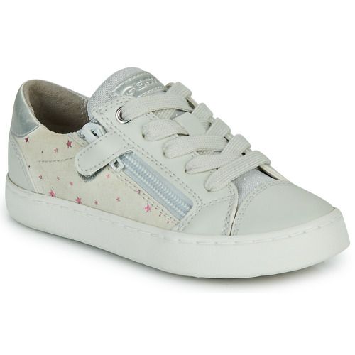 Scarpe Geox JR KILWI GIRL Bianco per bambine, eleganti e comode. Perfette per l'uso quotidiano, queste scarpe offrono traspirabilità e comfort. Design moderno e versatile, ideali per ogni occasione, dalla scuola al tempo libero. Acquista ora le Geox Scarpe bambina ragazza JR KILWI GIRL Bianco per un look alla moda e pratico.