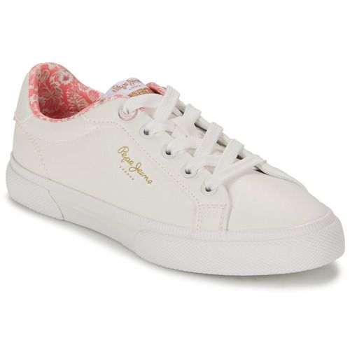 Scarpe bambina ragazza Pepe Jeans KENTON BASS G Bianco, eleganti e comode, perfette per ogni occasione. Design moderno e versatile, ideali per completare con stile i look estivi. Perfette per le piccole fashioniste che amano la moda e il comfort. Acquista ora le Pepe Jeans KENTON BASS G per un tocco di classe nel guardaroba delle tue bambine.