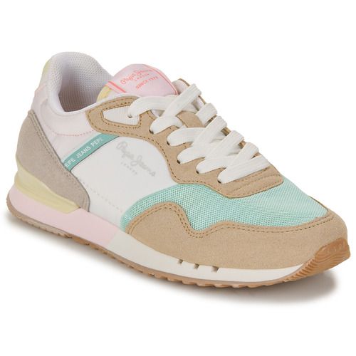 "Scarpe bambina ragazza Pepe Jeans LONDON URBAN G Beige, perfette per ogni occasione. Design moderno e alla moda, ideali per un look trendy. Comfort e stile per le più giovani, disponibili ora sul nostro sito."