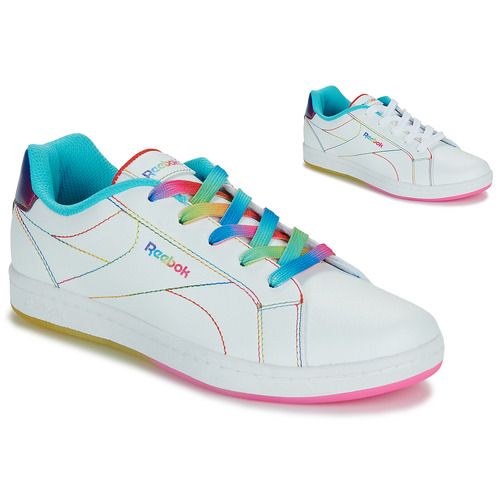 Scarpe Reebok Classic per bambina ragazza RBK ROYAL COMPLETE CLN 2.0 in colore Bianco, sneaker eleganti e confortevoli, perfette per ogni occasione. Design moderno e versatile, ideali per uso quotidiano e attività sportive. Acquista ora le migliori scarpe per ragazze e garantisci comfort e stile ai piedi della tua bambina.