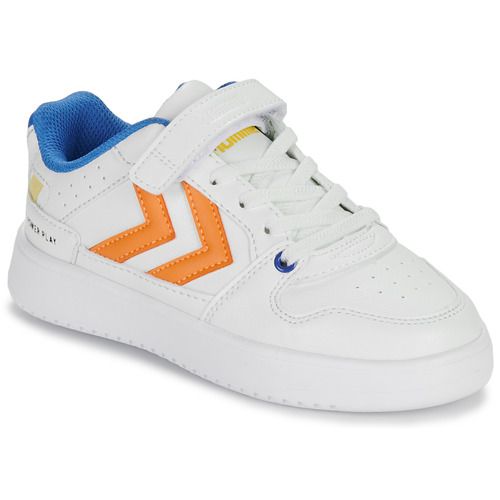 Scarpe bambina ragazza hummel ST. POWER PLAY JR Bianco, sneakers eleganti e confortabili ideali per attività sportive e giochi all'aperto. Design moderno con dettagli accattivanti, perfette per ogni occasione. Acquista ora per garantire stile e comodità ai tuoi piccoli!