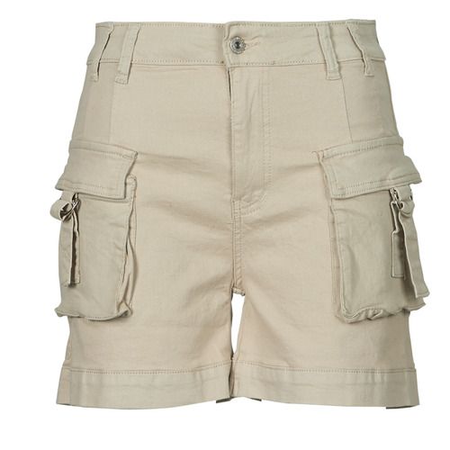 Shorts beige da donna Moony Mood AVA, caratterizzati da un design elegante e alla moda, perfetti per la stagione estiva. Ideali per ogni occasione, questi pantaloni corti offrono comfort e stile. Acquista ora i tuoi Moony Mood AVA Shorts per un look fresco e trendy!