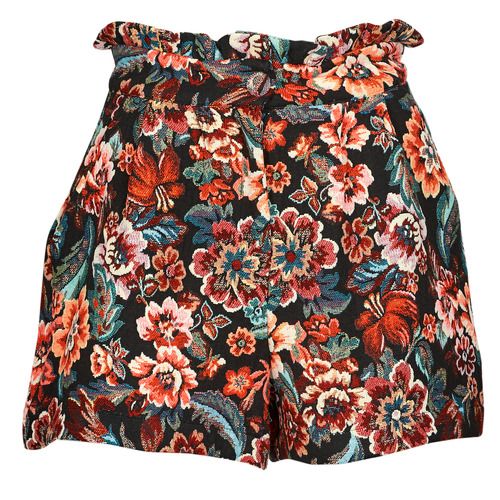 Shorts donna multicolore Betty London LAUREN, ideali per l'estate, realizzati in tessuto leggero e traspirante. Design elegante e moderno, perfetti per outfit casual o da spiaggia. Disponibili in diverse taglie, versatili e facili da abbinare. Aggiungi un tocco di colore al tuo guardaroba con i shorts LAUREN di Betty London.