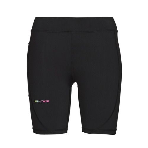 Shorts Donna Only Play ONPGILL LOGO TRAIN SHORTS Nero, perfetti per l'attività sportiva e il tempo libero. Design moderno con logo distintivo, tessuto traspirante e comodo. Ideali per allenamenti in palestra o outfit casual. Acquista ora per uno stile pratico e alla moda!