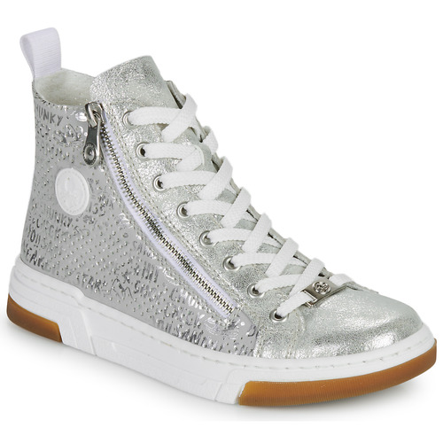 Sneakers alte argento discount