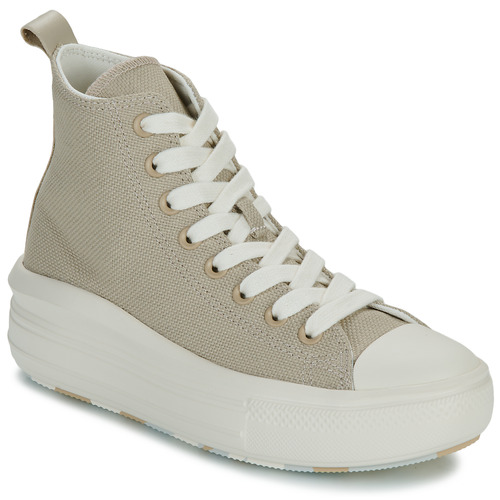 Converse CHUCK TAYLOR ALL STAR MOVE Gray Women s High Sneakers