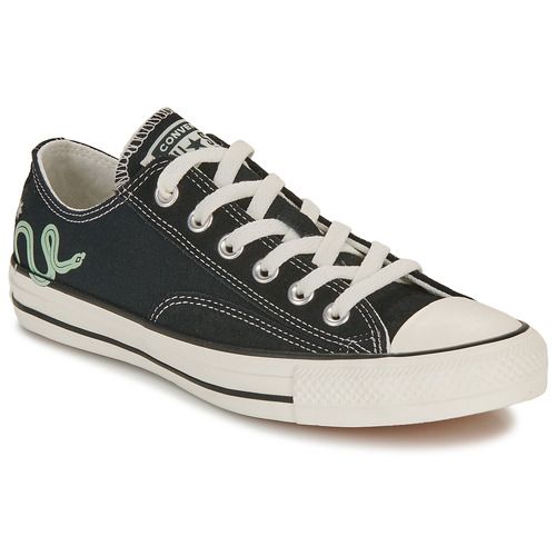 Sneakers alte Converse CHUCK TAYLOR ALL STAR nere per donna, ideali per un look casual e di tendenza. Comfort e stile uniti in un modello iconico, perfetto per ogni occasione.