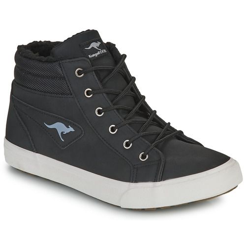 Sneakers alte Kangaroos KaVu I Nero per donna, eleganti e comode, ideali per uno stile casual e moderno. Perfette per ogni occasione, queste scarpe offrono un'ottima aderenza e supporto, rendendole l'accessorio perfetto per il tuo guardaroba. Acquista ora le Kangaroos KaVu I Nero e completa il tuo look con stile.