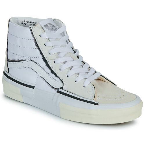 Sneakers alte Vans SK8-Hi Reconstruct Bianco per donna, stile urbano e alla moda, perfette per un look trendy. Comfort e qualità per un utilizzo quotidiano. Disponibili ora per arricchire il tuo guardaroba.