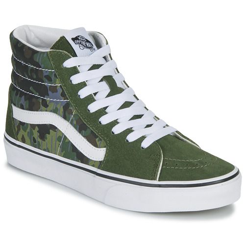 Scarpa Vans SK8-Hi Verde Sneakers alte Donna, stile urbano e comfort, suola in gomma resistente, perfette per ogni look casual.
