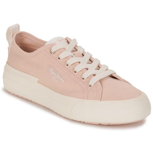 Sneakers basse Donna Pepe Jeans ALLEN BAND W Rosa, eleganti e alla moda, ideali per il look casual quotidiano. Con una combinazione di comfort e stile, queste scarpe offrono un design accattivante con dettagli freschi. Perfette per ogni occasione, dal tempo libero agli appuntamenti informali, queste sneakers sono un must-have per ogni donna.