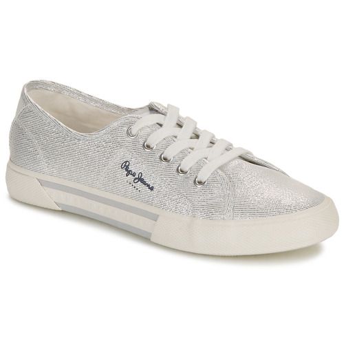 Sneakers basse Donna Pepe Jeans BRADY PARTY W in Argento, perfette per un look moderno e trendy. Queste scarpe dal design elegante sono ideali per ogni occasione, offrendo comfort e stile. Acquista ora le Pepe Jeans BRADY PARTY W Argento per arricchire il tuo guardaroba con un tocco di brillantezza.