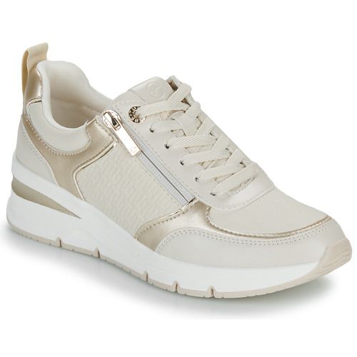 Sneakers basse beige Tamaris AVAIS per donna, eleganti e versatili, ideali per ogni occasione. Design moderno con dettagli raffinati, perfette per completare il tuo look casual. Le scarpe offrono comfort e stile, rendendole un must-have per la stagione.