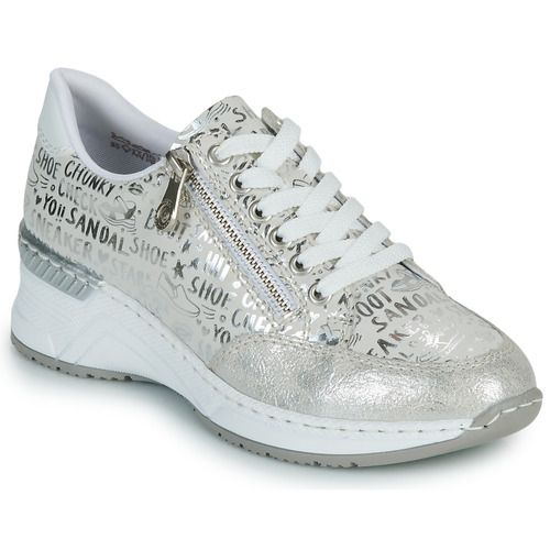 Sneakers basse Rieker da donna in bianco, perfette per un look casual e contemporaneo. Realizzate con materiali di alta qualità, offrono comfort e stile in ogni passo. Ideali per abbinamenti versatili, queste scarpe rappresentano la scelta perfetta per chi cerca eleganza e praticità. Acquista ora le sneakers basse Rieker e porta il tuo outfit a un livello superiore!