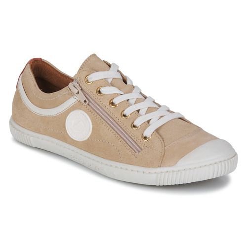 Sneakers basse Pataugas Bisk/Mix F2I Beige Donna, eleganti e versatili, ideali per un look casual. Queste scarpe offrono comfort e stile con un design moderno, perfette per ogni occasione. Acquista ora e completa il tuo outfit con le migliori sneakers sul mercato.