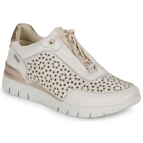 Sneakers basse Pikolinos CANTABRIA Bianco per donna, eleganti e versatili, perfette per un look casual e alla moda. Design alla moda con tomaia bianca in pelle di alta qualità, soletta confortevole e suola resistente, ideali per aggiungere stile e comfort a qualsiasi outfit. Scarpe perfette per ogni occasione, dalla passeggiata al tempo libero.