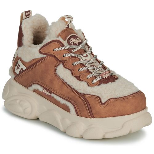 Sneakers basse Buffalo CLD CHAI WARM in marrone per donna, ideali per uno stile casual e trendy. Queste scarpe offrono comfort e versatilità, perfette per ogni occasione. Acquista ora le sneakers Buffalo CLD CHAI WARM e aggiungi un tocco di moda al tuo look quotidiano.