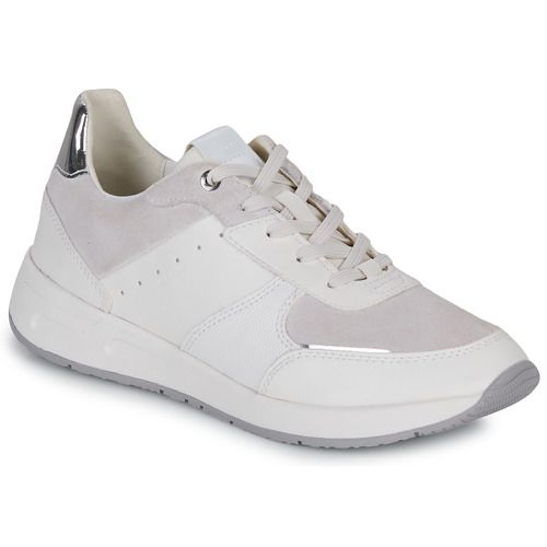 Sneakers basse Geox D BULMYA Bianco per donna, eleganti e comode, ideali per il tempo libero e lo stile quotidiano. Queste scarpe offrono un design moderno e una vestibilità perfetta, con materiali traspiranti che garantiscono comfort durante tutto il giorno. Perfette per completare ogni outfit e adatte per ogni occasione.