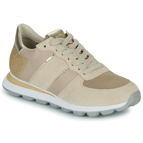 Sneakers basse Geox D SPHERICA VSERIES beige per donna, eleganti e comode, ideali per ogni occasione. Queste scarpe offrono un design moderno e alla moda, perfette per completare il tuo outfit. Realizzate con materiali di alta qualità, garantiscono comfort e stile. Vuoi aggiungere un tocco di classe al tuo guardaroba? Scegli le Geox D SPHERICA VSERIES beige, la scelta perfetta per le fashionista!