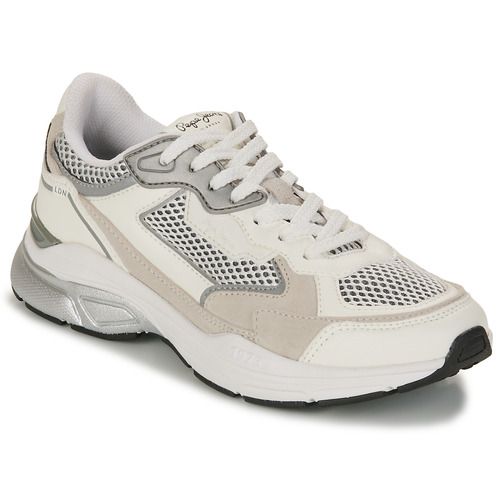 Sneakers basse Donna Pepe Jeans DAVE EVOLUTION W in colore bianco, design moderno e sportivo, perfette per ogni occasione. Realizzate con materiali di alta qualità, offrono comfort e stile per il tuo look quotidiano. Acquista ora le Pepe Jeans DAVE EVOLUTION W Bianco per un look alla moda e casual.