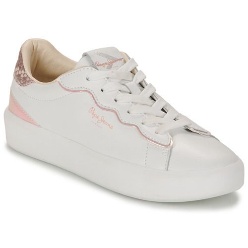 Sneakers basse Donna Pepe Jeans DOBBIE SEAL Bianco, eleganti e versatili, perfette per ogni occasione. Design moderno con dettagli di alta qualità, ideali per un look casual e chic. Comfort e stile uniti in un'unica calzatura, perfette per la primavera e l'estate. Acquista ora le tue Pepe Jeans DOBBIE SEAL Bianco!