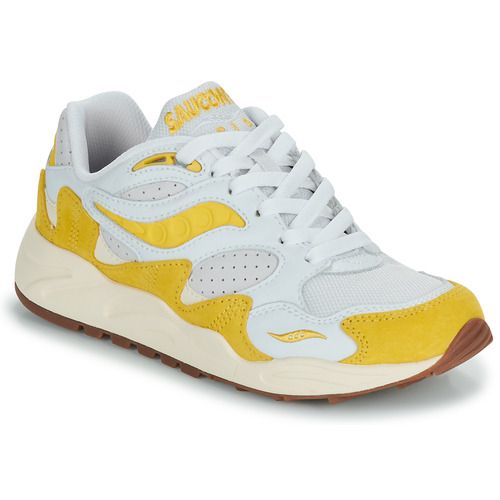Sneakers basse Saucony Grid Shadow 2 Bianco per Donna, eleganti e comode, ideali per il tempo libero e le attività quotidiane. Queste sneakers offrono un design moderno e una vestibilità perfetta, perfette per ogni outfit. Acquista ora le Saucony Grid Shadow 2 per un tocco di stile e comfort!