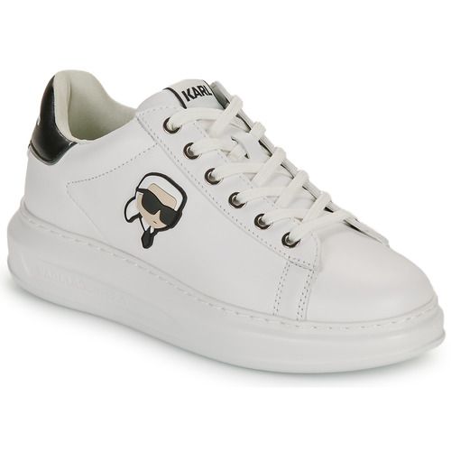 Sneakers basse donna Karl Lagerfeld KAPRI Karl NFT Lo Lace in bianco, eleganti e comode, perfette per un look casual e sofisticato. Design unico con dettagli alla moda, ideali per ogni occasione. Acquista ora le sneakers di tendenza per arricchire il tuo guardaroba.