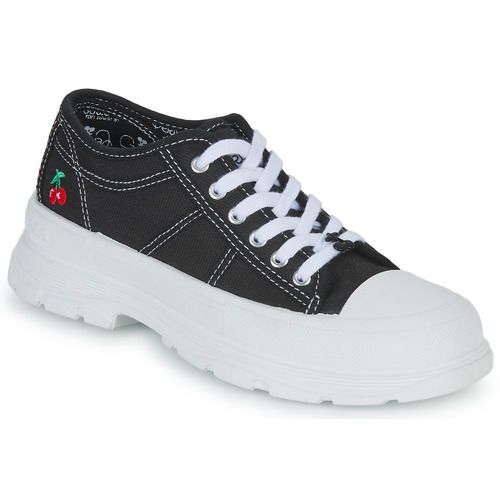 Sneakers basse Donna Le Temps des Cerises LINA in color nero, eleganti e versatili, ideali per look casual e chic. Perfette per ogni occasione, offrono comfort e stile, realizzate con materiali di alta qualità. Visita il nostro sito per scoprire come abbinarle!
