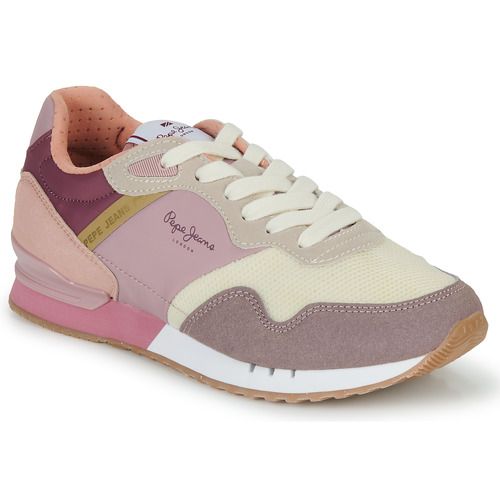Sneakers basse Donna Pepe Jeans LONDON W MAD in color beige, eleganti e versatili, ideali per ogni occasione. Design moderno e comodo, perfette per un look casual e trendy. Acquista ora le Pepe Jeans LONDON W MAD in beige per un tocco di stile unico nel tuo guardaroba.